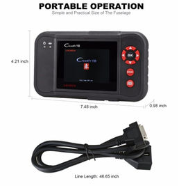 Creader VIII LAUNCH X431 Creader VIII Code Reader Scanner Support ENG/AT/ABS/SRS + EPB SAS Oil resets function Creader 8