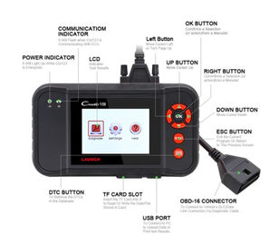 LAUNCH Creader viii obd2 code reader diagnostic Scanner test Engine Transmission ABS Airbag Update via LAUNCH official w