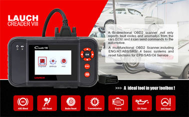 LAUNCH X431 Creader VIII 8 full obd2 Code Reader Scanner tester ENG/ABS/SRS/AT + Brake/SAS/Oil reset function same as CR