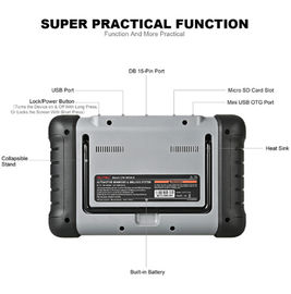 Autel Original MaxiCOM MK808 Diagnostic Tool 7-inch LCD Touch Screen Swift Diagnosis Functions of EPB/IMMO/DPF/SAS/TMPS