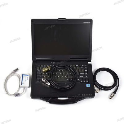 CF53 laptop with For MTU (USB-to-CAN) 2.74 Diagnostic software COMPACT IXXAT Truck Diagnostic tool Diesel engine scanner tool