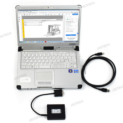 CF C2 laptop+V4.37 forklift for Judit Incado Box Jungheinrich 4 scanner for judit 4 Parts catalog ET EN diagnostic tool