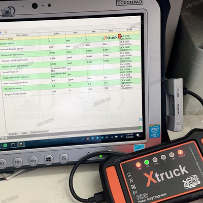 Multi-Brands XTRUCK Y009 Multiple brand construction machinery Truck scanner OBD diagnostic tool Vehicle scanner+FZ-G1