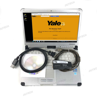 CF C2 Laptop+V4.99 For Yale Hyster PC Service Tool CAN USB Interface Diagnostic Cable Ifak Forklift Auto Diagnositc Tool