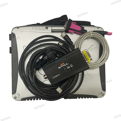 CF19 Laptop + For Still Incado Box Diagnostic Kit With Software For Still Forklift Diagnose Tool Canbox STILL Forklift Scanner Tools STILL CANBOX USB (OEM) 50983605400 STILL FORKLIFT CANBOX INTERFACE