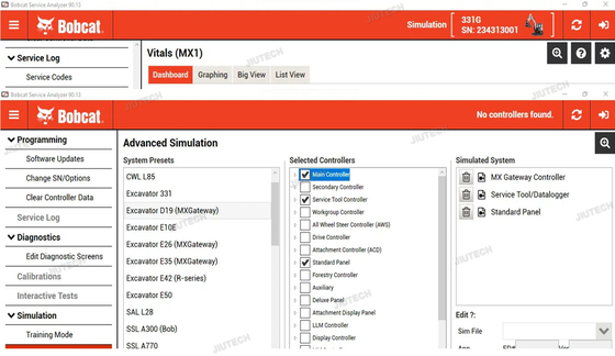 For Bobcat Service Analyzer BOBCAT DIAGNOSTIC Tool (RST) Service Tool Harness Remote Start Tool 7277987 7260936 6693353