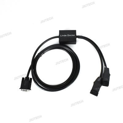 For Linde Forklift Pathfind Software Diagnostic Scanner Tool Linde 4 Pin Adapter Linde Canbox Doctor+CF19 Laptop