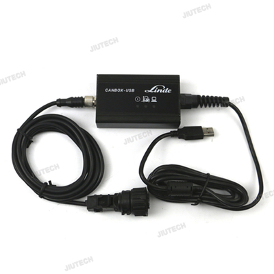 For Linde Forklift Pathfind Software Diagnostic Scanner Tool Linde 4 Pin Adapter Linde Canbox Doctor+CF19 Laptop