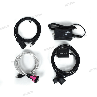 For Linde Forklift Pathfind Software Diagnostic Scanner Tool Linde 4 Pin Adapter Linde Canbox Doctor+CF19 Laptop