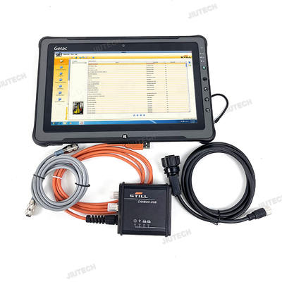 F110 TABLET For Still CANBOX 2 50983605400 Incado Forklift STEDS 8.21 Can Bus Still Diagnostic Tool Forklift Scanner Tool
