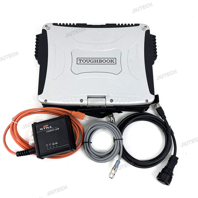 CF19 Laptop+Forklift Scanner Tool 8.21 For Still STEDS CANBOX 2 50983605400 Incado Can Bus With Software For Still Diagnostic Tool