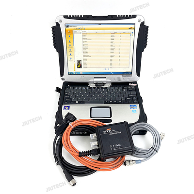 CF19 Laptop+Forklift Scanner Tool 8.21 For Still STEDS CANBOX 2 50983605400 Incado Can Bus With Software For Still Diagnostic Tool