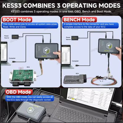 TCU Programming 100% Original Alientech KESS V3 KESS3 ECU And Via OBD Boot And Bench ALIENTECH KESS3 KESS V3 ECU TCU Power Upgrade Modification Adjustment Repair Clone Read Write