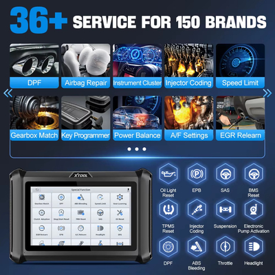 XTOOL D7S Auto Diagnostic Tool, CANFD&DOIP&FCA,ECU Coding,Bi-directional Control Automotive scanner,IMMO,36 Resets,Free Shipping