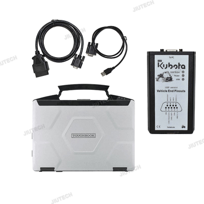For KUBOTA DIAGNOSTIC Kit PYTHON for Kubota Diagmaster Python Interface KUBOTA Takeuchi Diagnostic Tool+CF54 Laptop