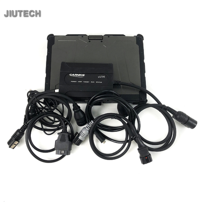 Diagnostic Tool for Doosan Uvim Forklift Excavator Loader Diagnostic Scanner with Getac V110 Laptop Communication Interface Heavy Duty Equipment Engine