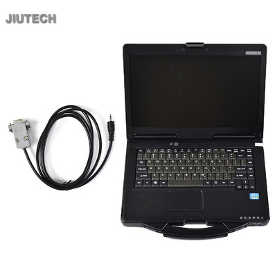 CF53 Laptop with For Mitsubishi ET Round Pin Cable Forklift Diagnostic Cable for MITSUBISHI Diagnosis 16A68-00500 Adapter Cable Lift Truck Diagnostic Scanner Tool