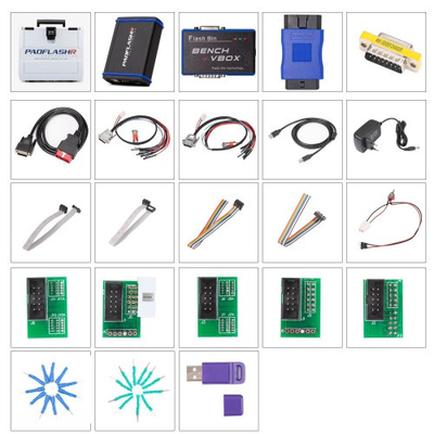 PADFLASH Full Version ECU Programmer with USB Dongle Multi-Port Connectivity OBD Bench Boot Supports Checksum VR Files Wide Compatibility