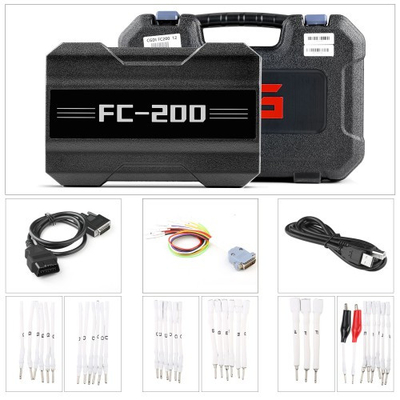 CG FC200 ECU Programmer Full Version with FC200 MPC5XX Adapters 6HP & 8HP / MSV90 / N55 / N20 / B48/ B58 and MPC5XX Adapter for EDC16/ ME9.0
