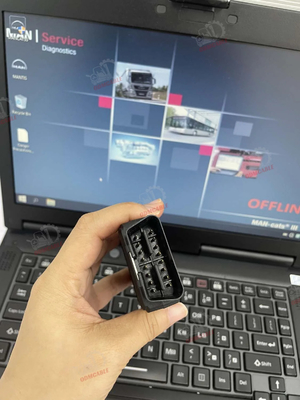 For M-A-N T427 DIAGNOSTIC TOOL TRUCK DIAGNOSTIC INTERFACE Parameter Programming Device WLAN Calibration Monitoring CF53 Laptop
