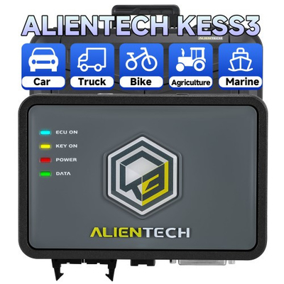 Original Alientech KESS3 ECU and TCU Programming Tool with DynoDrive Activated Via OBD / Bench and Boot Model Upgraded Cable Set