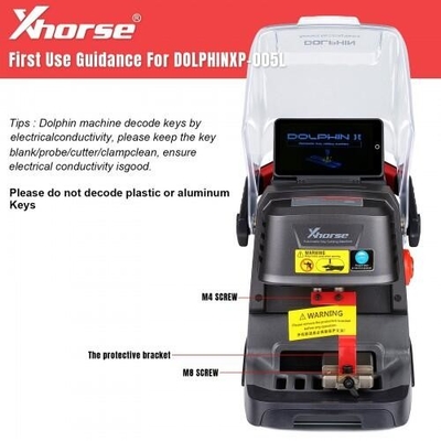 Xhorse Dolphin XP005L XP-005L Key Cutting Machine Plus VVDI Key Tool Max Pro Remote Programmer with MINI OBD Tool Function