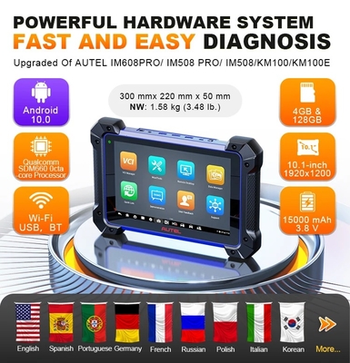 2025 Autel MaxiIM IM608 PRO II (Autel IM608 II) with Free G-Box3 and APB112 Support Mercedes Benz All Key with 1 More Year Free Update