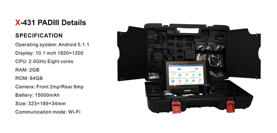 LAUNCH X431 PAD III V2.0 Global Version Full System Diagnostic Scanner with Programming