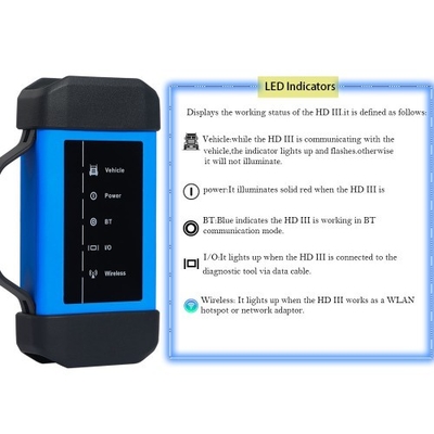 Launch X431 HD3 Heavy Duty Truck Diagnostic Adapter Compatible with X431 V+/PAD3/Pro3