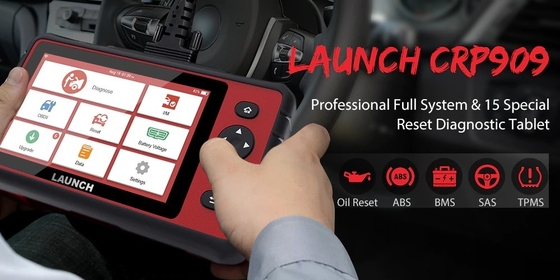 LAUNCH X431 CRP909 All-System Automotive Diagnostic Scanner OBD2 + 15+ Service Functions
