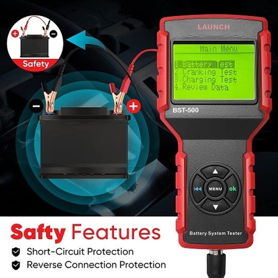 LAUNCH BST-500 | 6V/12V/24V Battery & Charging System Analyzer | 100-2000 CCA Load Tester
