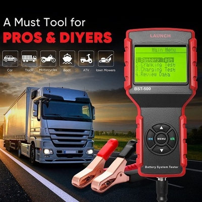 LAUNCH BST-500 | 6V/12V/24V Battery & Charging System Analyzer | 100-2000 CCA Load Tester