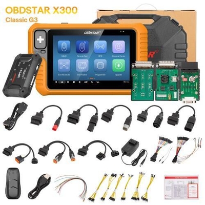 2025 OBDSTAR X300 Classic G3 Key Programmer with Built-in CAN FD DoIP Support Car/ HD/ E-Car/ Motorcycles/ Jet Ski Get Free Key Sim and Motor Adapters