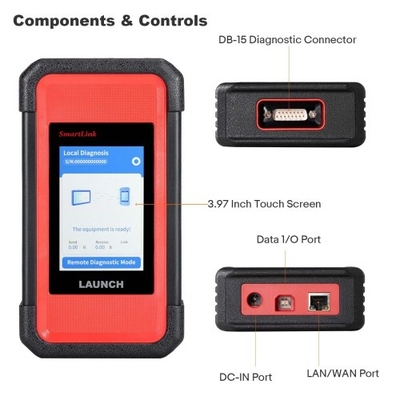 2025 LAUNCH X431 PRO3S+ SmartLink HD for 12V&24V Diesel&Gasoline Support Bi-Directional Scan Tool, ECU Coding, Support CANFD &DOIP, J2534 Programming