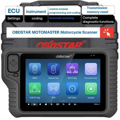 2025 OBDSTAR MOTOMASTER Full Version Support MOTO Diag + Marine Diag + E-MOTO Diag + IMMO + Cluster Recalibration + ECU Flasher + Make Key