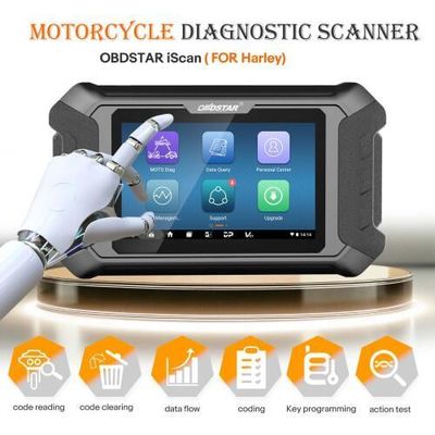 OBDSTAR iScan HARLEY DAVIDSON Motorcycle Diagnostic Tool and Key Programmer