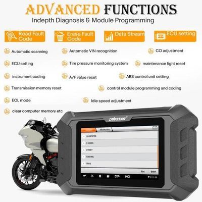 OBDSTAR iScan HARLEY DAVIDSON Motorcycle Diagnostic Tool and Key Programmer