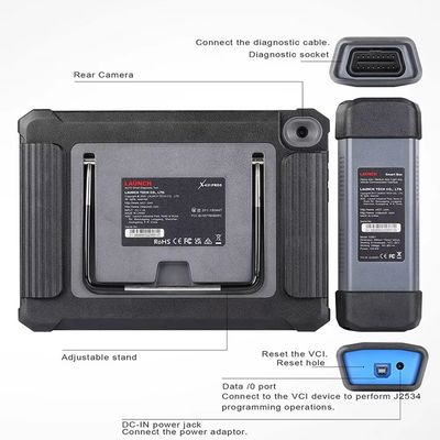 2025 LAUNCH X431 PRO5 PRO 5 With J2534 Smartlink 2.0 Bi-directional Diagnostic Tool CANFD DoIP HD Supports Online Programming And Topology Mapping