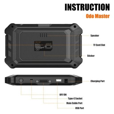 OBDSTAR ODO Master Full Version for Odometer Adjustment/ Oil Reset/ OBDII Functions Get Free FCA 12+8 Adapter