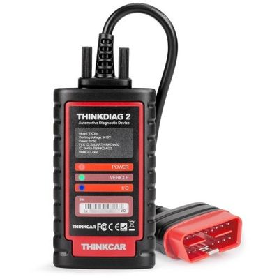 THINKCAR Thinkdiag2: Full-System Bidirectional Diagnostic Tool with CAN-FD Protocol | Auto VIN Scan, ECU Coding & 15+ Reset Services