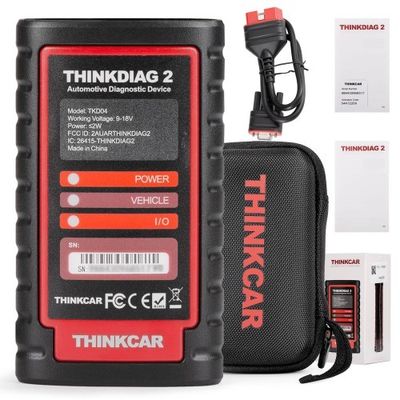 THINKCAR Thinkdiag2: Full-System Bidirectional Diagnostic Tool with CAN-FD Protocol | Auto VIN Scan, ECU Coding & 15+ Reset Services