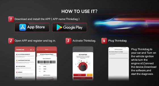 THINKCAR Thinkdiag2: Full-System Bidirectional Diagnostic Tool with CAN-FD Protocol | Auto VIN Scan, ECU Coding & 15+ Reset Services