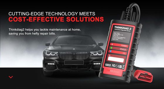 THINKCAR Thinkdiag2: Full-System Bidirectional Diagnostic Tool with CAN-FD Protocol | Auto VIN Scan, ECU Coding & 15+ Reset Services