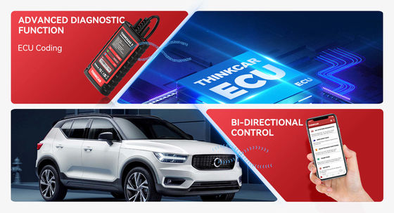 THINKCAR Thinkdiag2: Full-System Bidirectional Diagnostic Tool with CAN-FD Protocol | Auto VIN Scan, ECU Coding & 15+ Reset Services