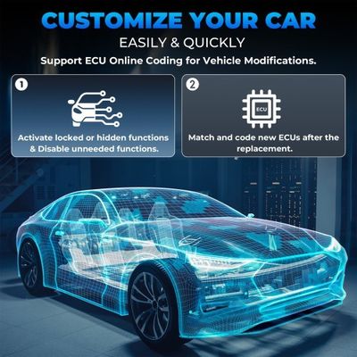 TOPDON Phoenix Plus Integrated Bi-Directional Diagnostic Tool Topology Mapping, ECU Coding (incl. VAG), 41+ Maintenance Services