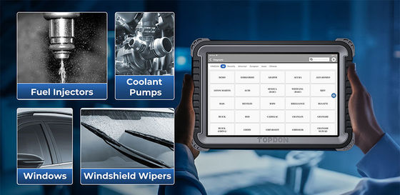 TOPDON Phoenix Plus Integrated Bi-Directional Diagnostic Tool Topology Mapping, ECU Coding (incl. VAG), 41+ Maintenance Services