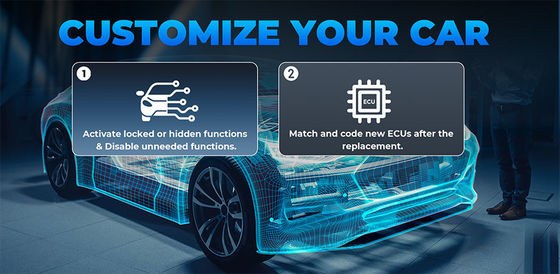 TOPDON Phoenix Plus Integrated Bi-Directional Diagnostic Tool Topology Mapping, ECU Coding (incl. VAG), 41+ Maintenance Services