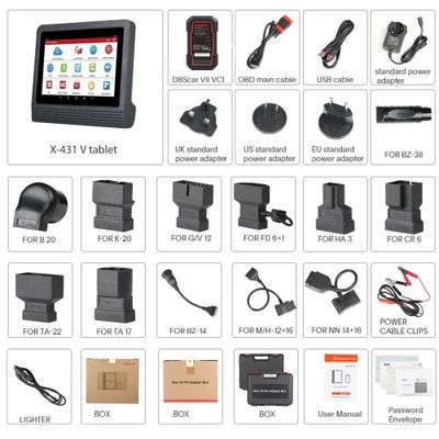 2025 Launch X431 V+ 5.0 PRO3 Diagnostic Tool Supports Topology Mapping ECU Online Coding & 37+ Services AutoAuth FCA SGW Add CAN FD Protocols