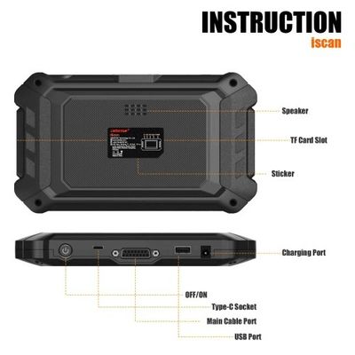 OBDSTAR iScan for HONDA Marine Diagnostic Tablet Code Reading Code Clearing Data Flow Action Test for 2004 -2022 Jet Skil Outboard Model