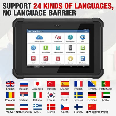 2025 Launch X431 PAD V Elite J2534 Tool With Smartlink C Support ECU/ECM Online Program Topology Map CAN/CANFD/DoIP 60+ Services